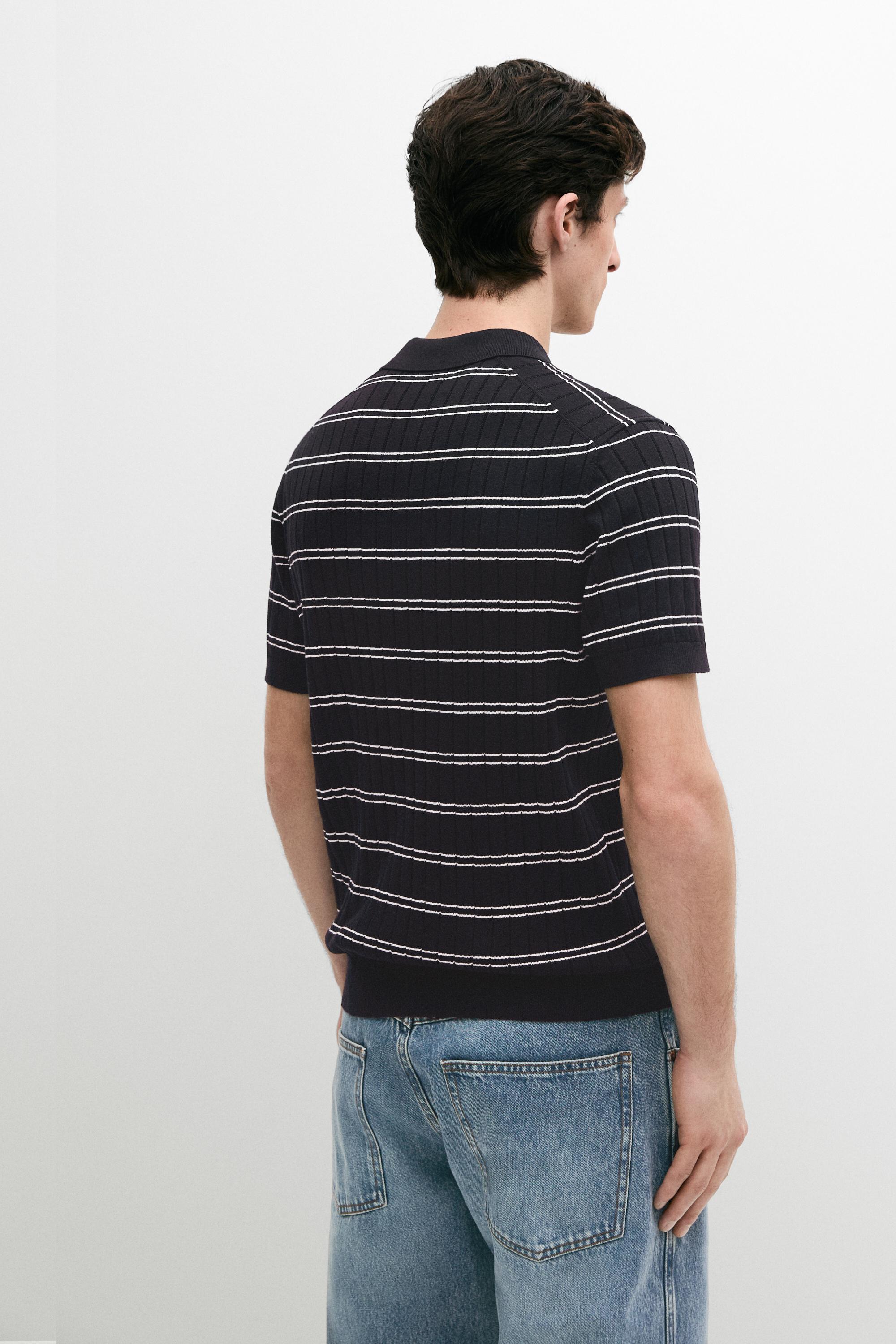 Pull rayé en coton